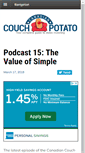 Mobile Screenshot of canadiancouchpotato.com
